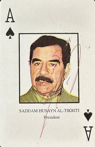 237 results for saddam hussein autograph .